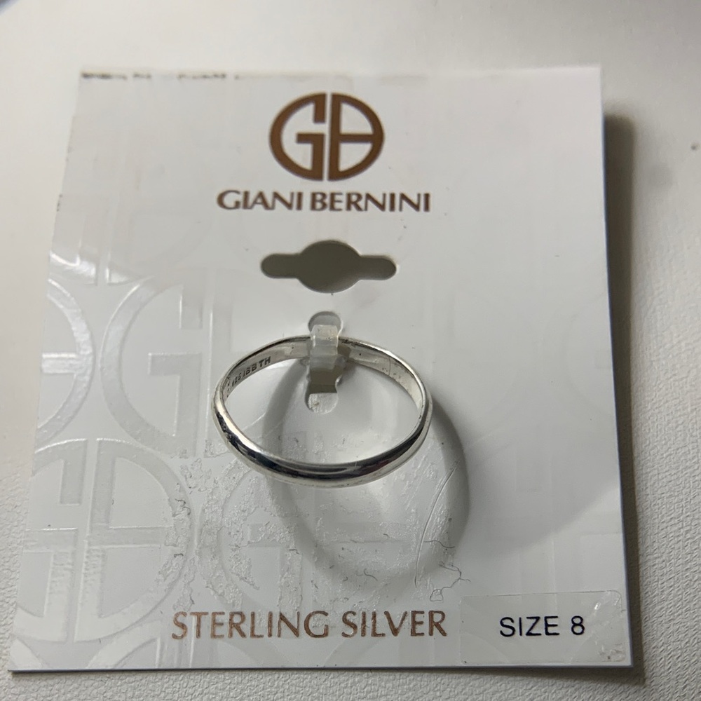 Giani Bernini Sterling Silver Ring Size 8